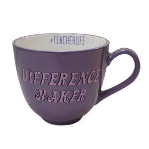 Purple "Difference Maker" Teacher Mug